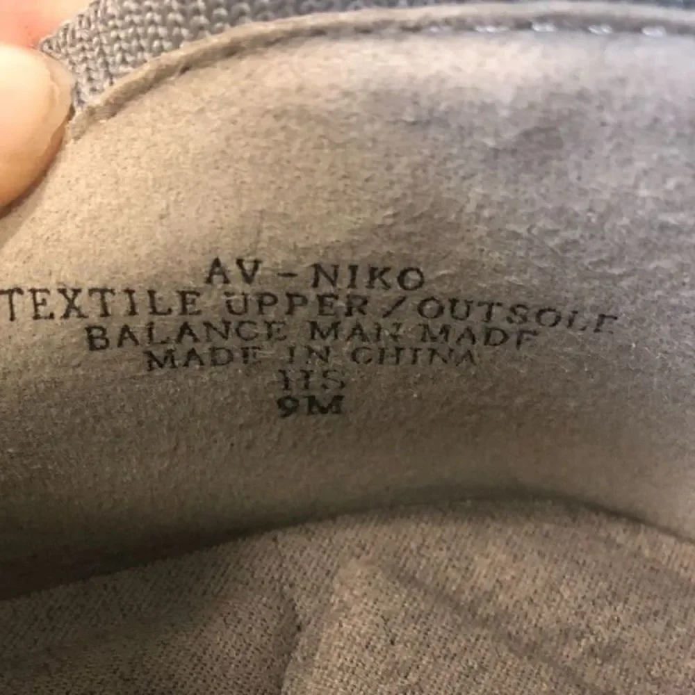 ADRIENNE VITTADINI Espadrille Women's Size 9 Gray Slip On Niko Comfort Platform